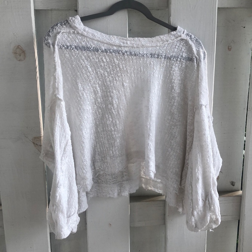 Free People Cropped Sweater